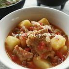 ★料理教室レシピ★鶏肉のサルサ煮込み