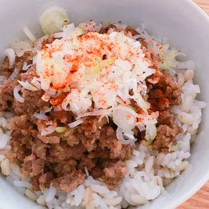 ミルクの作ってみた!投稿(そぼろ牛丼)