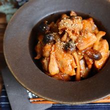 甘辛でおいしい♪鶏肉のコチュジャン炒め