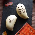 ふわふわハイジのパンで作る！ハロウィンのゴーストパン