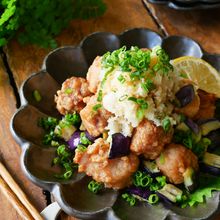 おうち居酒屋決定版【マグロの唐揚げおろしポン酢ダレ】