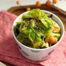 居酒屋風♡はちみつキムチの無限キャベツ【かんたん5分】