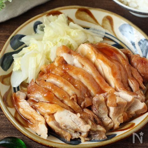 15分で完成【鶏もも肉の無双煮】梅風味