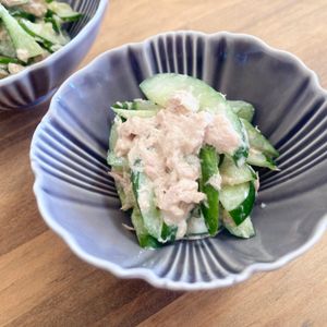 ゆかりの作ってみた!投稿(きゅうりとツナの無限サラダ【#作り置き#大量消費】)