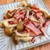 味見でなくなる【ベーコンきのこのペペロン風炒め】の工程3