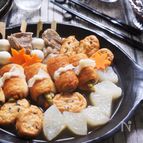 一正『竹輪』と『白身魚揚げ』で牛すじスープのおつまみおでん♪