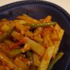 キビの作ってみた!投稿(インゲンと新じゃがのトマト煮)