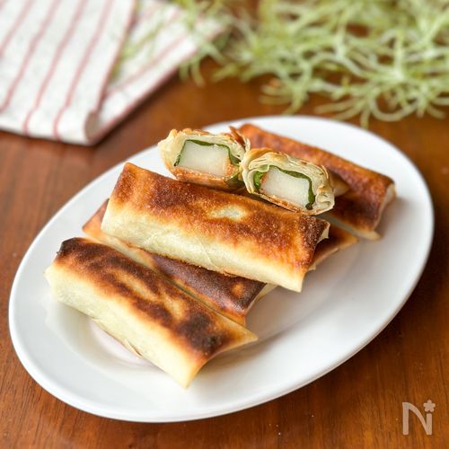 10分で完成!お酒にもご飯にも合う「明太もち春巻き」