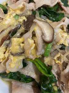 どんぶりにも最高 ほうれん草と豚の卵とじ 和風 簡単 By Tomoko レシピサイト Nadia ナディア プロの料理家のおいしいレシピ