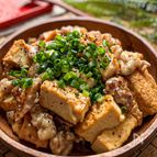 居酒屋風《ガーリック照りマヨ♡厚揚げ》