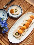 電子レンジ４分＊ 梅だれレンジチキンロール