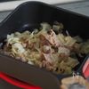これ一品で大満足！【豚こまとキャベツのニラ玉スープ】の工程2