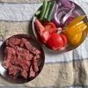 ペルーの牛肉炒めご飯【ロモ・サルタード】ポテトも添えての工程1