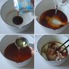 豚ばら肉とねぎの甘辛醤油つけ麺の工程1