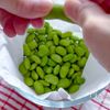枝豆とモッツァレラのころころサラダ 〜レモンドレッシング〜の工程1
