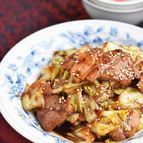 豚バラキャベツのコク旨味噌炒め