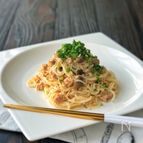 ＊鶏ひき肉ときのこのエスニック素麺炒め＊