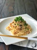 ＊鶏ひき肉ときのこのエスニック素麺炒め＊