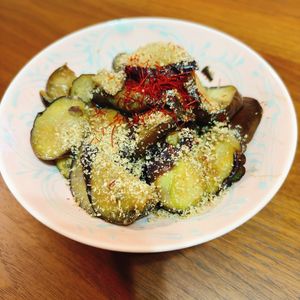 よしりんの作ってみた!投稿(なすの炒めナムル・常備菜に♪)