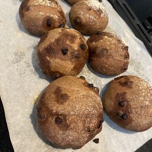 パン屋でバイトしたいの作ってみた!投稿(ココアチョコプチパン)