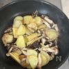 食物繊維たっぷり◎コク旨【新じゃがときのこの味噌マヨ炒め】の工程3