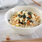 豆腐と余り野菜のふりかけ②♪あっさり塩味