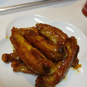 そらまめの作ってみた!投稿(ピリ辛でめちゃ旨♡手羽中のカレー風味照り焼き)