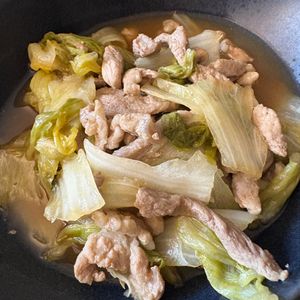 Rikoの作ってみた!投稿(【豚しゃぶレタスのポン酢だれ】食材2つ！10分さっぱりおかず)