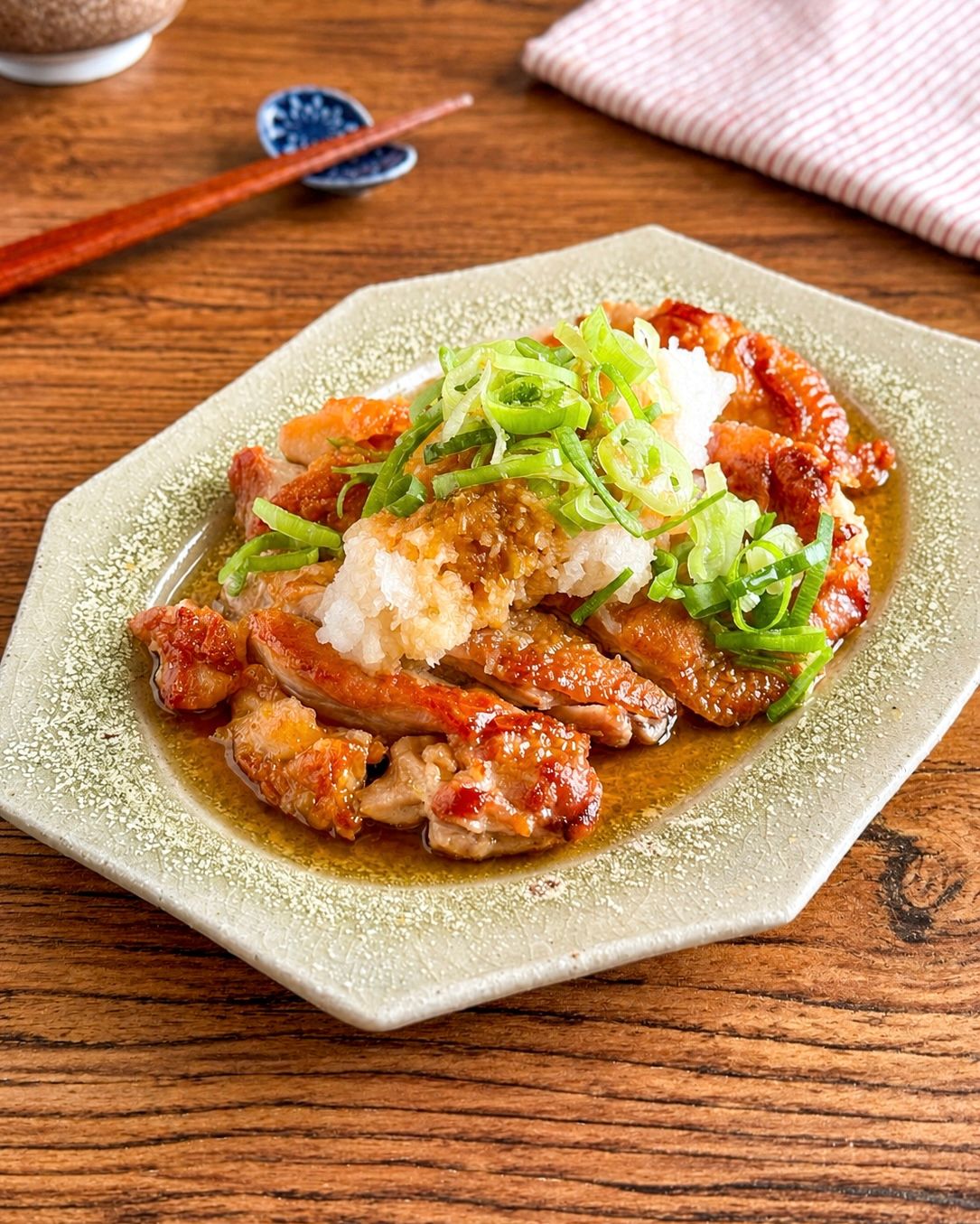 カリッとさっぱり♪【鶏もも肉のおろし柚子胡椒ポン酢】 | レシピ