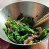 菜の花とホタルイカの和え物の工程6