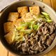 ワンパン10分！【時短で味染み！肉豆腐】豆腐の水切り不要♩
