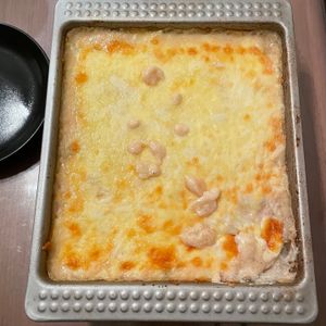 りんちゃんの作ってみた!投稿(明太ポテトのミルフィーユグラタン)