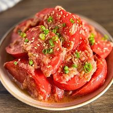 さっぱり簡単！トマトのツナぽんサラダ