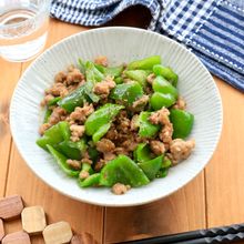 ご飯が止まらない！ピーマンとひき肉の絶品みそ炒め