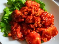 おうちで屋台気分♪甘辛！鶏むね肉でヤンニョムチキン