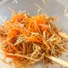 レンチン簡単【ささみとごぼうの粒マスタードサラダ】の工程3