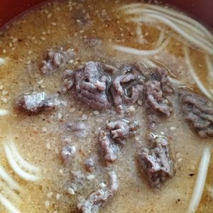 1207859の作ってみた!投稿(練りごま無しで超速攻！飲み干す旨さのクリーミー担々うどん)