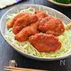 鶏むね肉で揚げ焼きソースチキンカツ丼