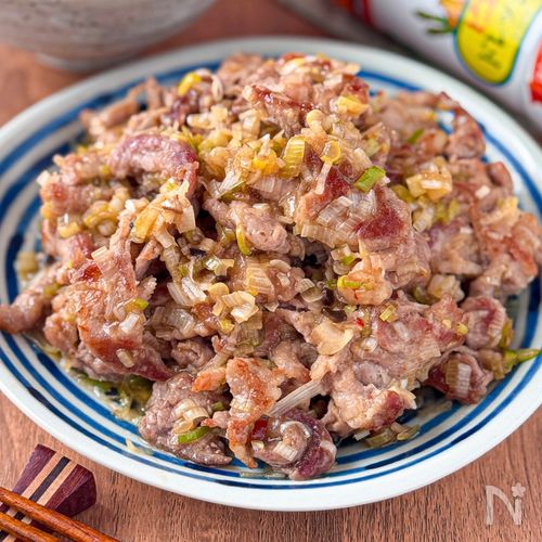 【10分で簡単♪ご飯が消える】ねぎだく豚こま