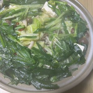 1151679の作ってみた!投稿(鍋の素要らず♡『鶏とキャベツの旨塩にんにく鍋』)