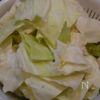鶏むねキャベツの味噌炒めの工程1