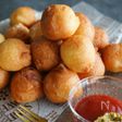 一口サイズ♡ホットケーキミックスで♪簡単アメリカンドッグ