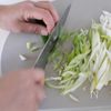 【レンチン簡単】長ねぎとたらこの中華あえの工程1