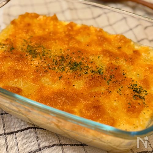 小麦粉なし!シンプルな素材でおいしい【豆乳ポテトグラタン】