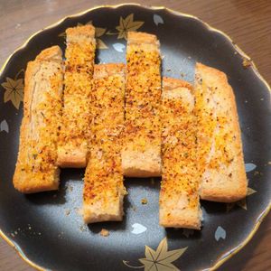 たりおの作ってみた!投稿(メキシカン風味のチーズ食パンスティック)