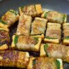すみの作ってみた!投稿(とろ～りチーズがたまらない♪厚揚げ大葉肉巻き)