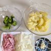 新じゃがゴロゴロほくほく♡【濃厚ベーコンポテトグラタン】の下準備