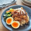 【10分でほろとろ】エリンギと豚バラのルーローハン