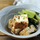 厚揚げと小松菜の煮物