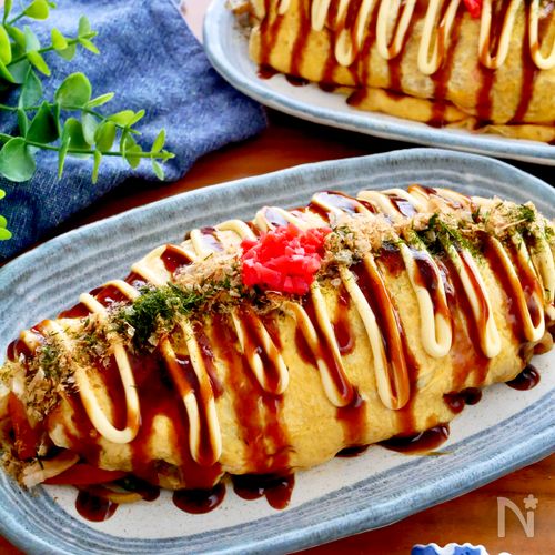 【関西風★屋台風オムそば】お子様も食べやすい！